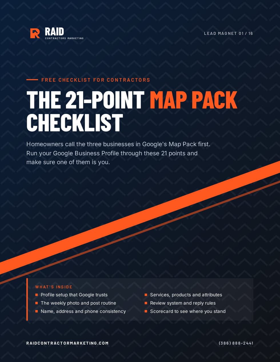 The 21-Point Map Pack Checklist cover